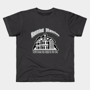 Haunted Mansion-We'll leave the light on Kids T-Shirt